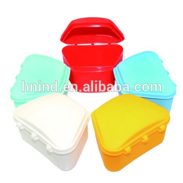 2015 Caja dental de la almohadilla de la fuente dental / Plastic Denture box